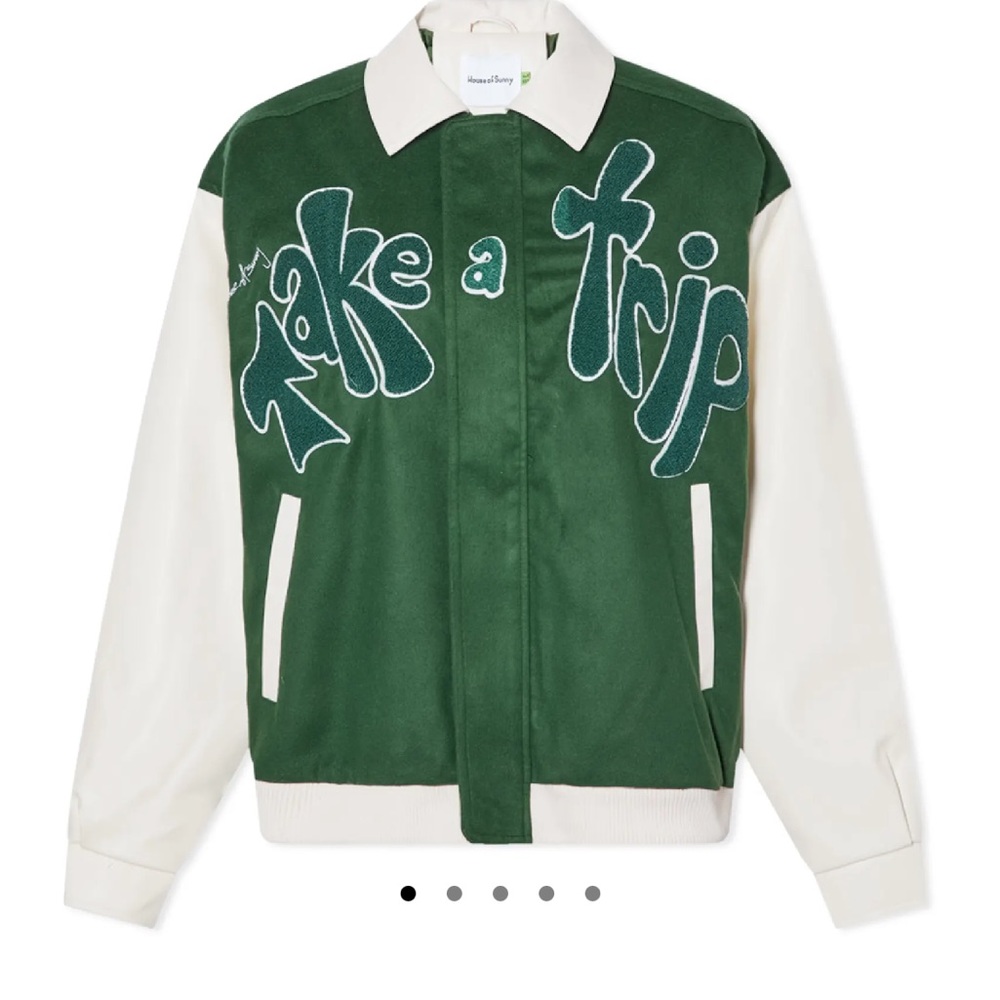 Take A Trip House of Sunny Green Bomber